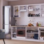 Kitchen Set Dapur Monika 240 cm Warna Putih