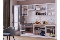 Kitchen Set Dapur Monika 240 cm Warna Putih