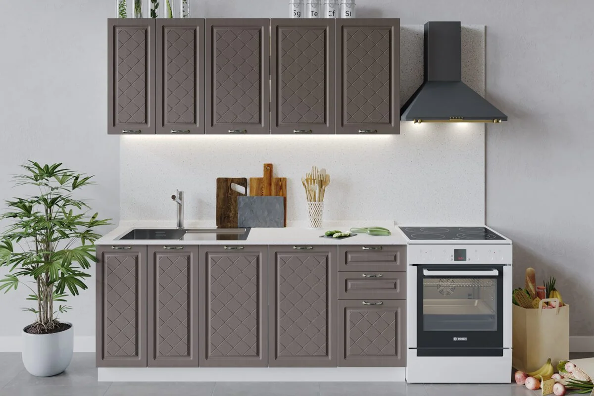 Kitchen Set Lurus Minimalis 180cm