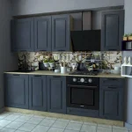 Kitchen Set Minimalis Lurus Marengo 240 cm