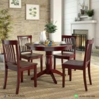 Meja Makan Bulat Minimalis K4