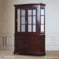 Lemari Hias Jati Minimalis