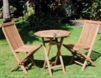 Set Kursi Teras Lipat Kayu Jati