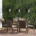 Set Meja Makan Outdoor K6 Rotan