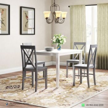 Set Meja Makan Rarick Minimalis K4