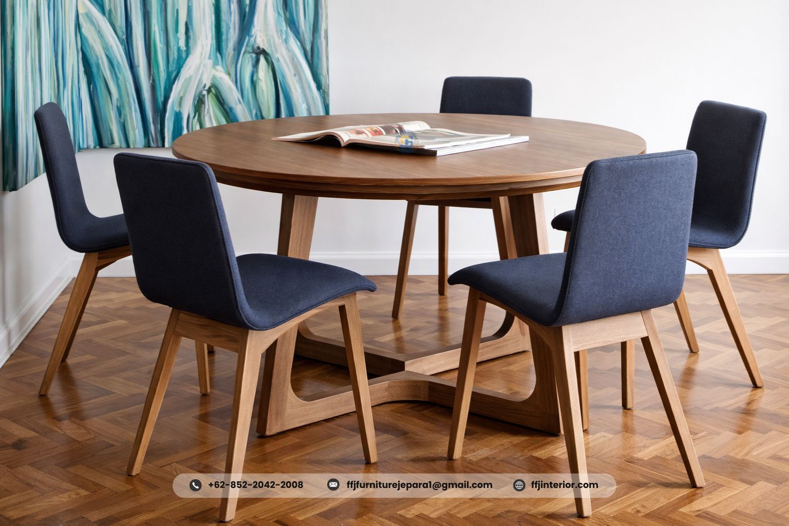 Set Meja Makan Scandinavian K4