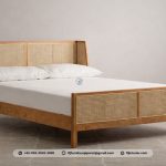 Dipan Retro Kombinasi Rotan