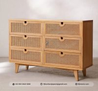 Buffet Vintage Minimalis Rotan