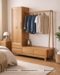 Lemari Pakaian Gantung Minimalis