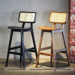 Kursi Bar Jati Rotan Minimalis