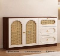 Buffet Rotan Minimalis