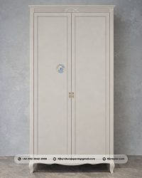 Lemari Pakaian 2 Pintu Duco Putih